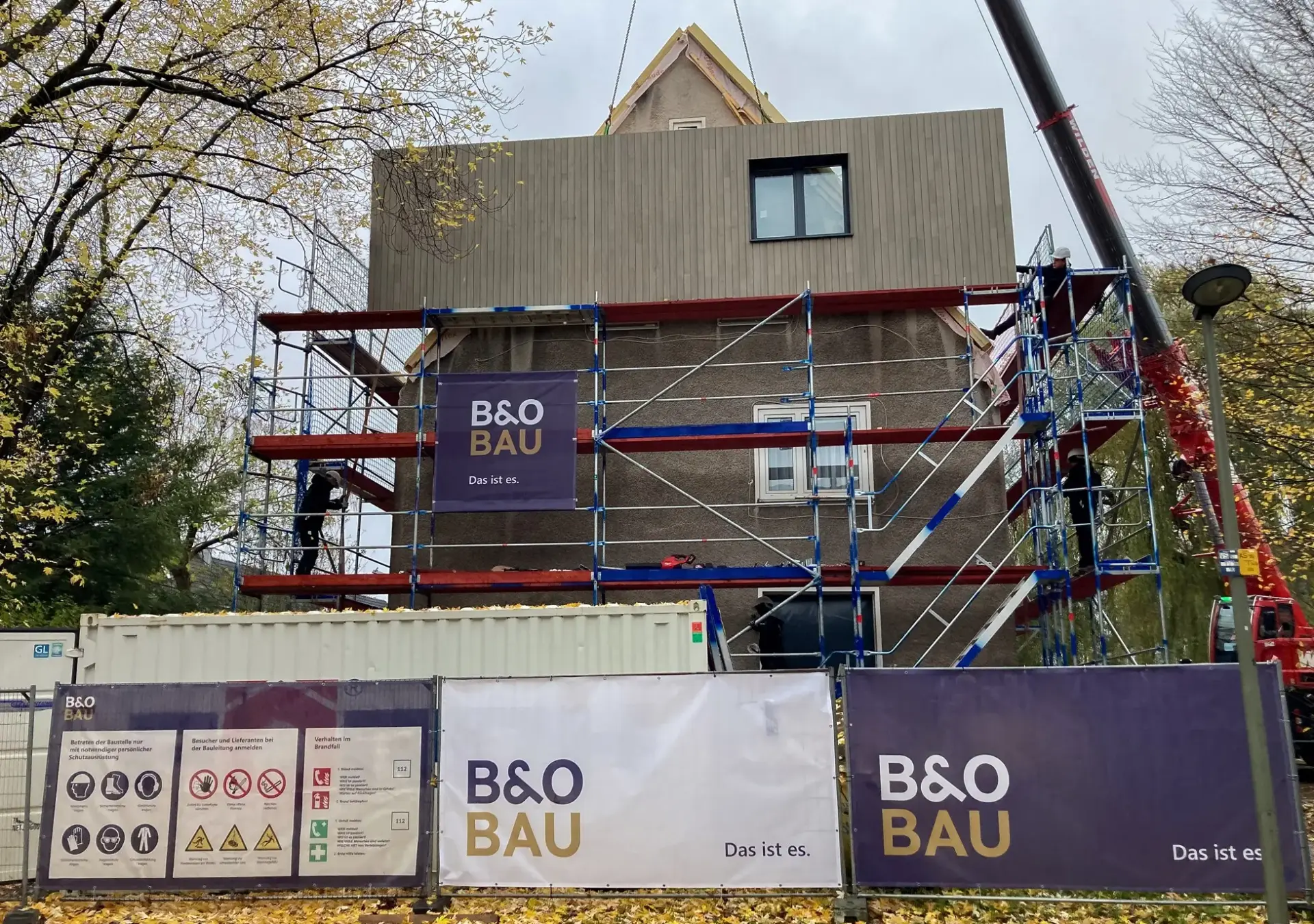 Baustelle in Hattingen