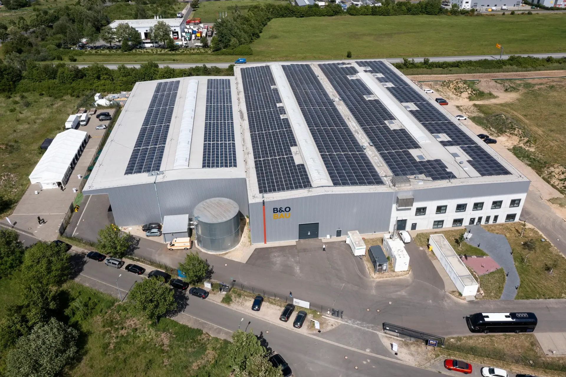 B&O Holzbau_Werk Vogelperspektive