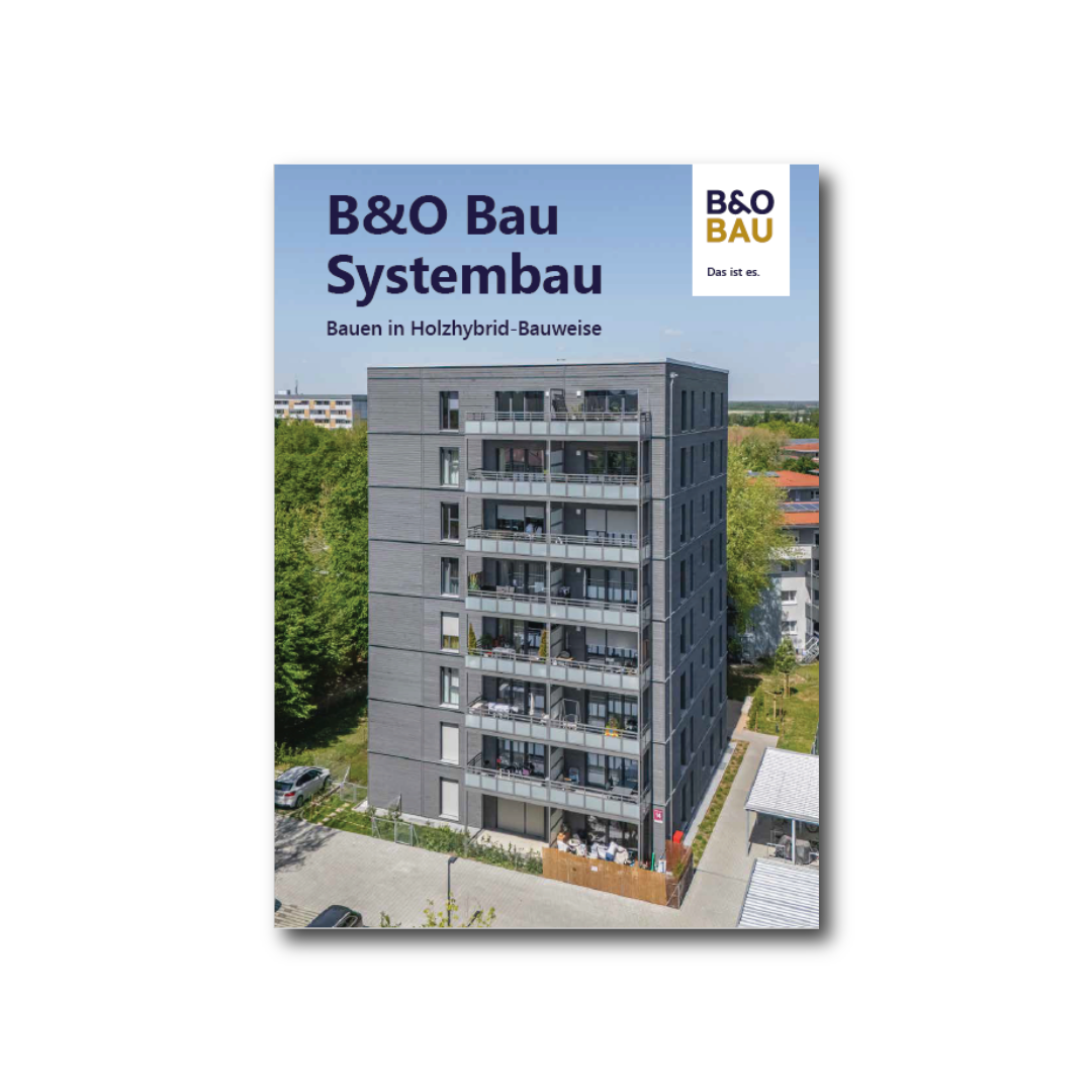 B&O Bau Systemhaus Broschüre Mockup