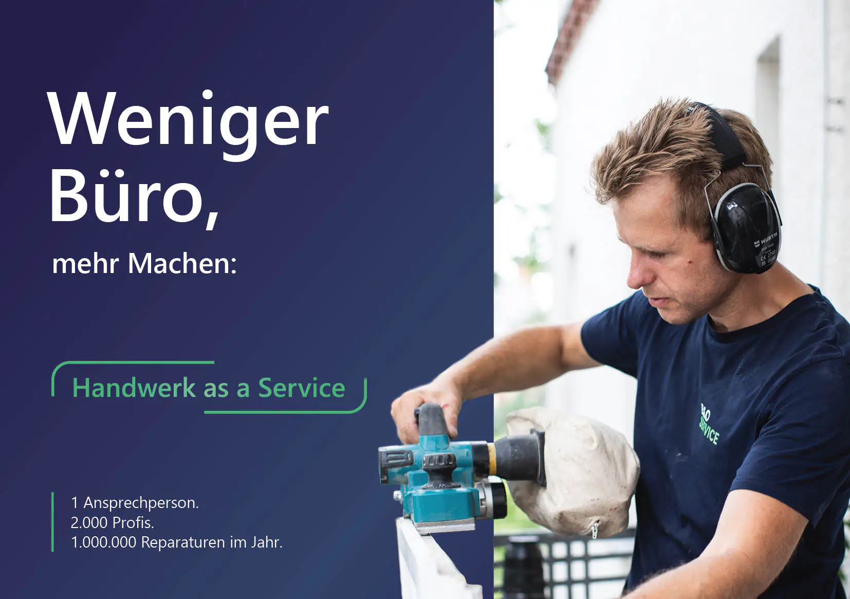 Weniger Büro, mehr Machen: Handwerk as a Service