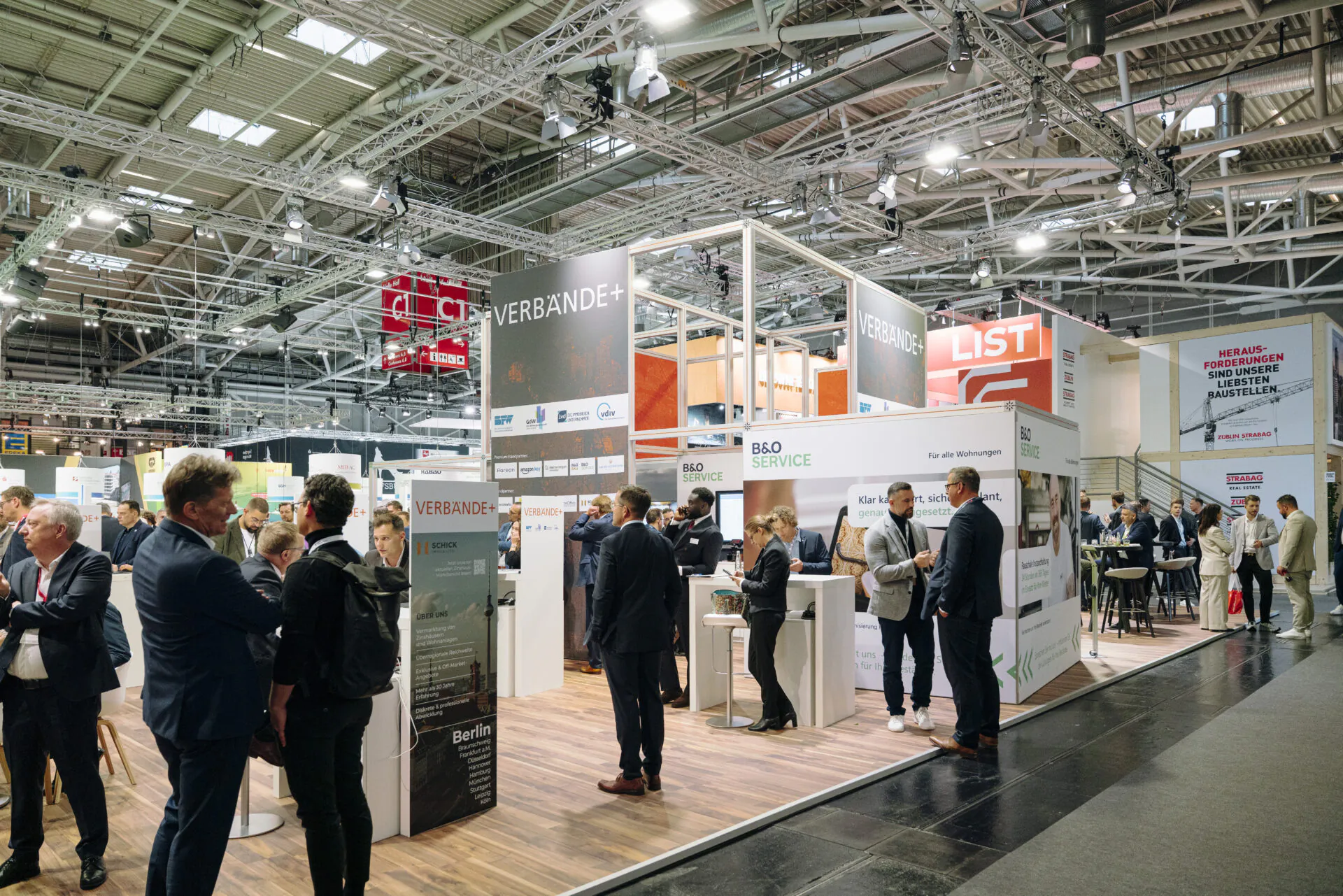 B&O Service auf der Expo Real am Verbände+ Stand
